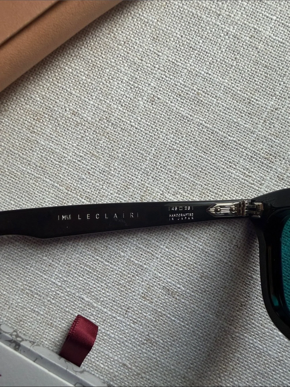 Leclaire Men’s Sunglasses in Black with Teal Lenses